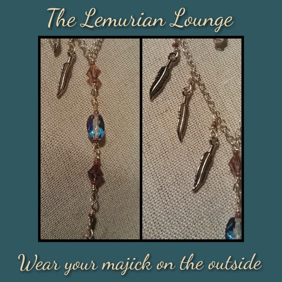 Boho handcrafted crystal layered necklace - Picture 7 of 7